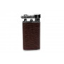 Tsubota Pearl “Stanley“ pipe lighter - brown leather