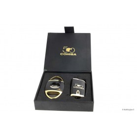 Cohiba 50th Anniversary Gift Pack - Cigar Cutter & 4 Jet Flame Lighter