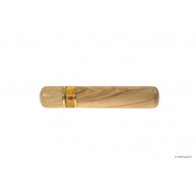 Tasses-braises Ser Jacopo “bombolotto“ en buis et acrilique-ambre