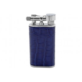 Tsubota Pearl “Stanley“ pipe lighter - Blue leather