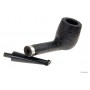 Gilli Pipe - Canadian - sandblast * * * with silver band