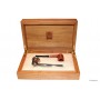 Castello Collection with silver pipe holder - with wood box