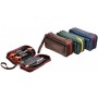 ColorZip Leather trousse for 3 pipes, tobacco and accessories