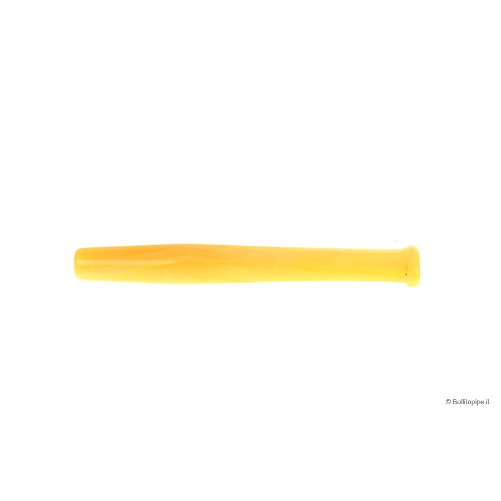 Acrylic “Amber“ mouthpiece for corncob pipes - Straight