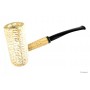 Acrylic “Black“ mouthpiece for corncob pipes - Straight