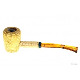 Legend Bent Corn Cob little pipe with acrylic mouthpiece