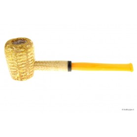 Legend Corn Cob little pipe - Straight - with acrylic mouthpiece