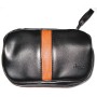 Imitation Leather pouch for 2 pipes, tobacco and accessories “Brown Line“