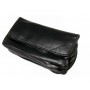 Imitation Leather pouch for 1 pipe, tobacco and accessories “Black“