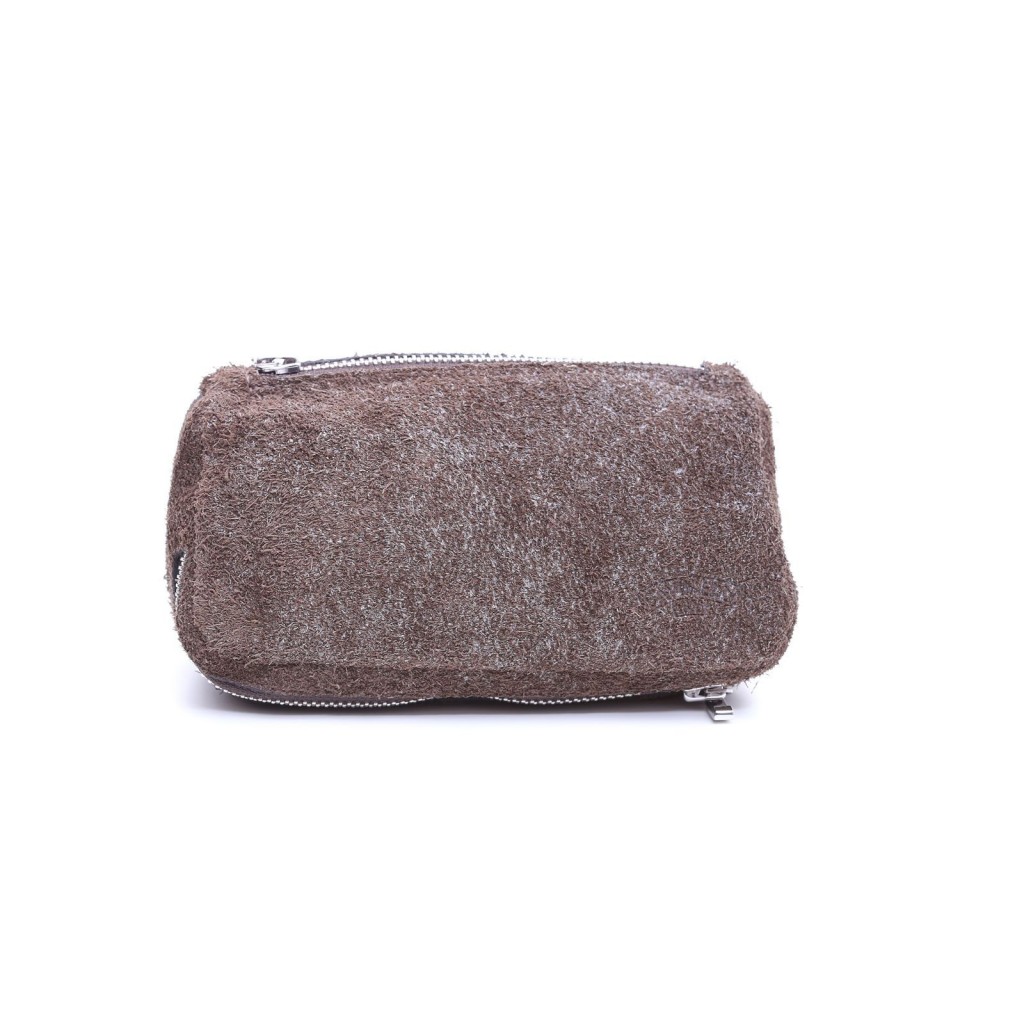 Savinelli pouch light brown suede for 2 pipes, tobacco and accessories