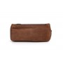 Savinelli pouch brown leather for 1 pipe, tobacco and accessories