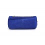 Bolsa Savinelli en cuero azul para 1 pipa y accessorios