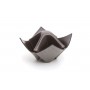 Soporte para pipas y objetos Savinelli "Origami" en cuero - verde y gris oscuro