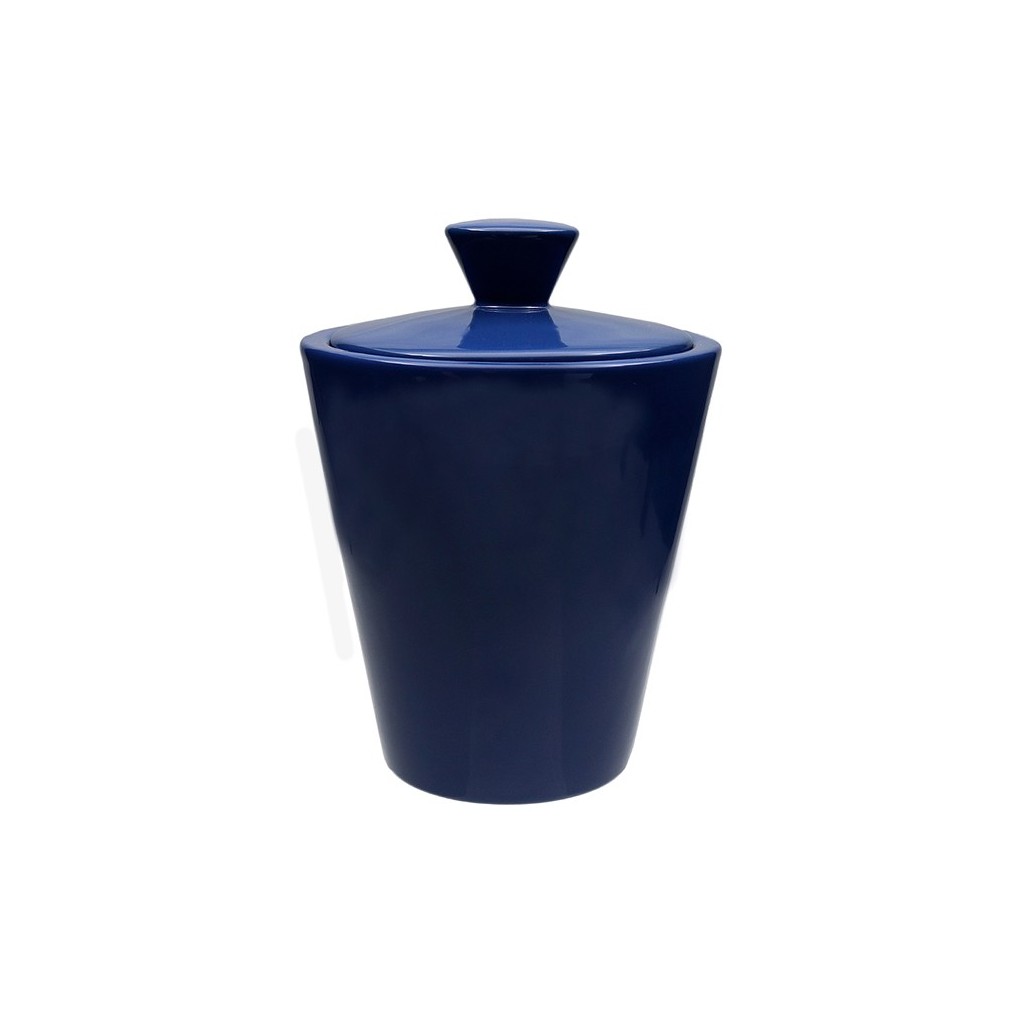 Vaso porta tabacco Savinello in ceramica - Blu