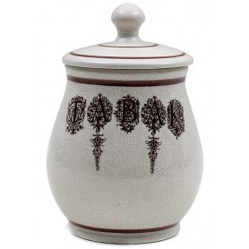 Vintage "TabaK" Savinelli Ceramic Tobacco jar