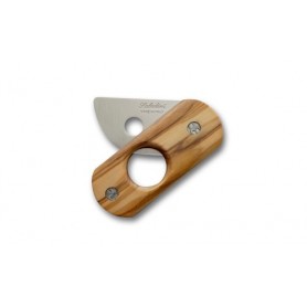 Saladini Pocket cigar cutter “Foro Chiuso” - Olivewood
