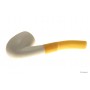 A.Bauer Box with 2 meerschaum pipes with amber mouthpieces