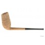 Duca pipe Barone (B) sandblast - Pencil Chimney