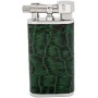 Tsubota Pearl “Stanley“ pipe lighter - Green leather