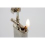 Tsubota Pearl “Stanley“ pipe lighter - Silver Rustic