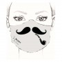 Máscara - Pipe & Moustache